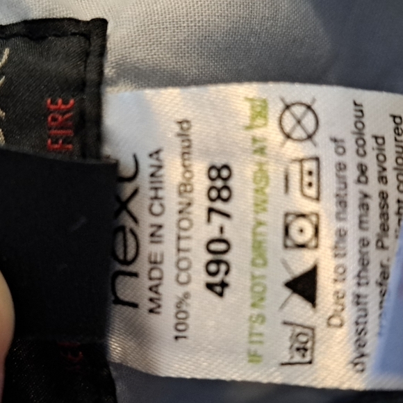 Next boys black distressed 13 years jeans, adjustable waist New - Picture 8 of 8